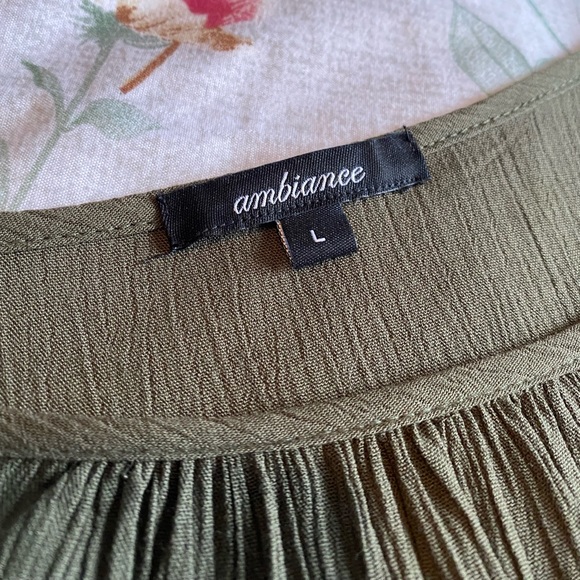 Off The Shoulder Dark Green Summer Dress - Picture 4 of 4